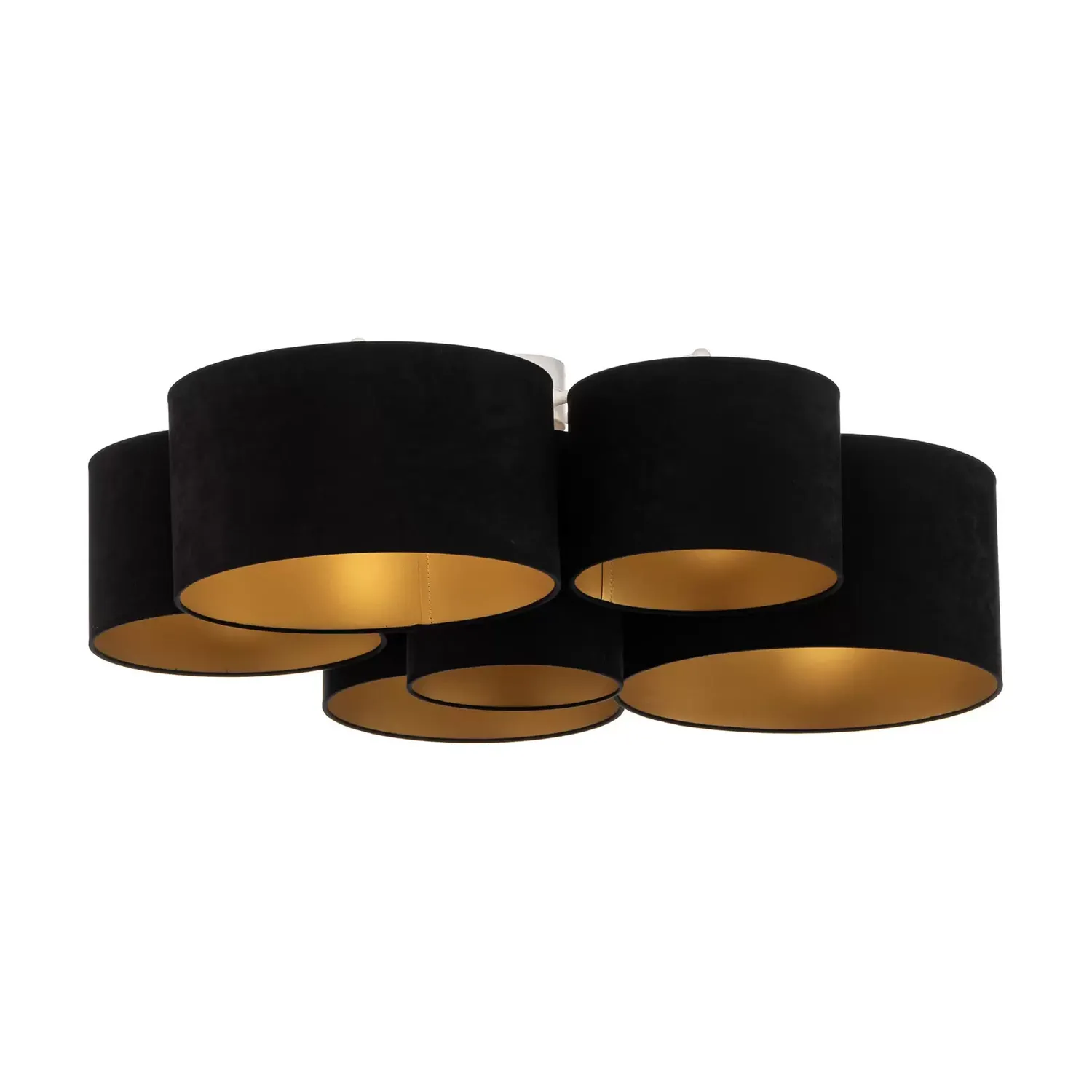 Euluna Lodge Deckenleuchte Schwarz Gold Deckenlampe Lampe Leuchte Spot Licht B-Ware