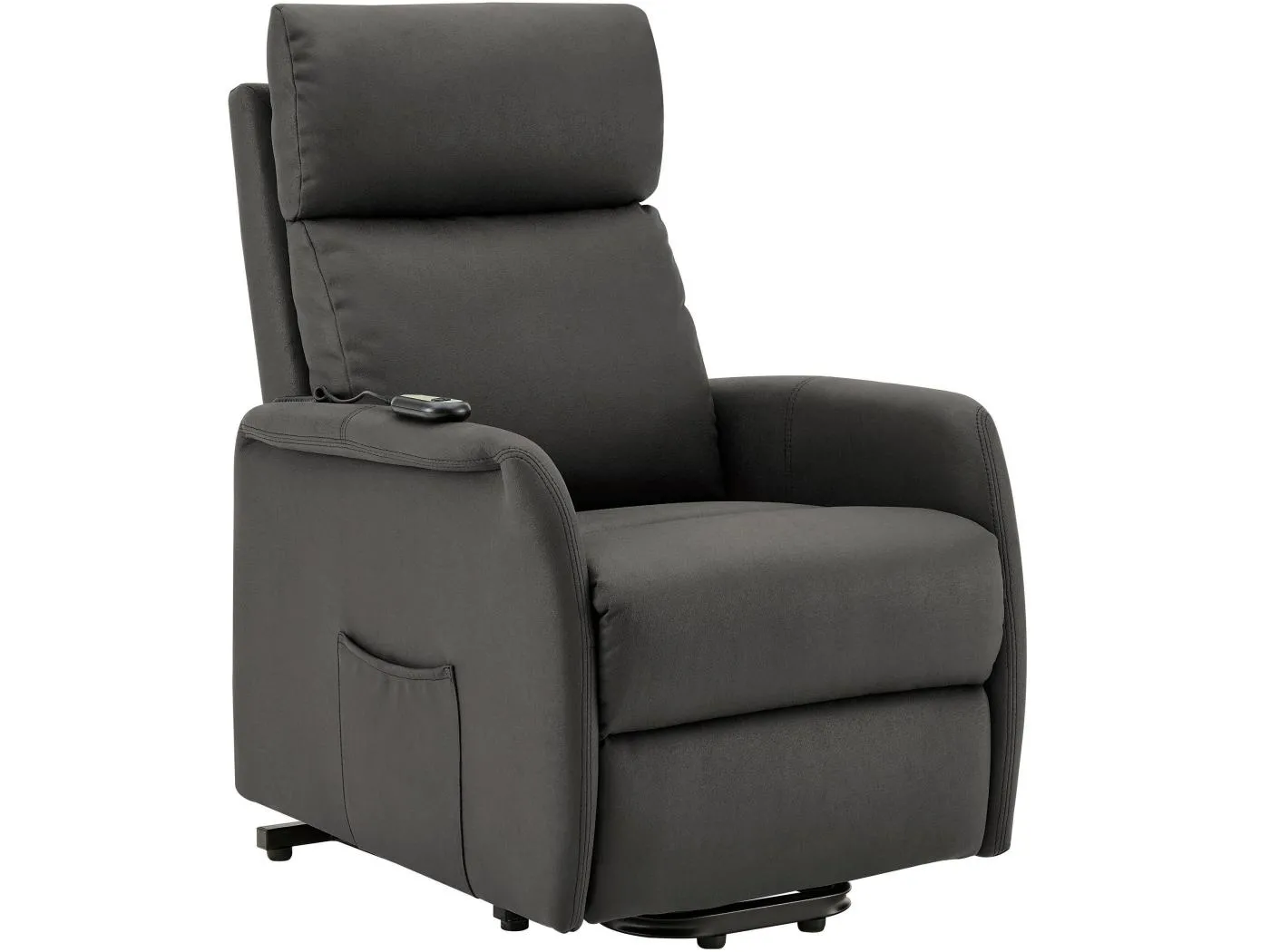 Liegesessel aus Stoff in Anthrazit