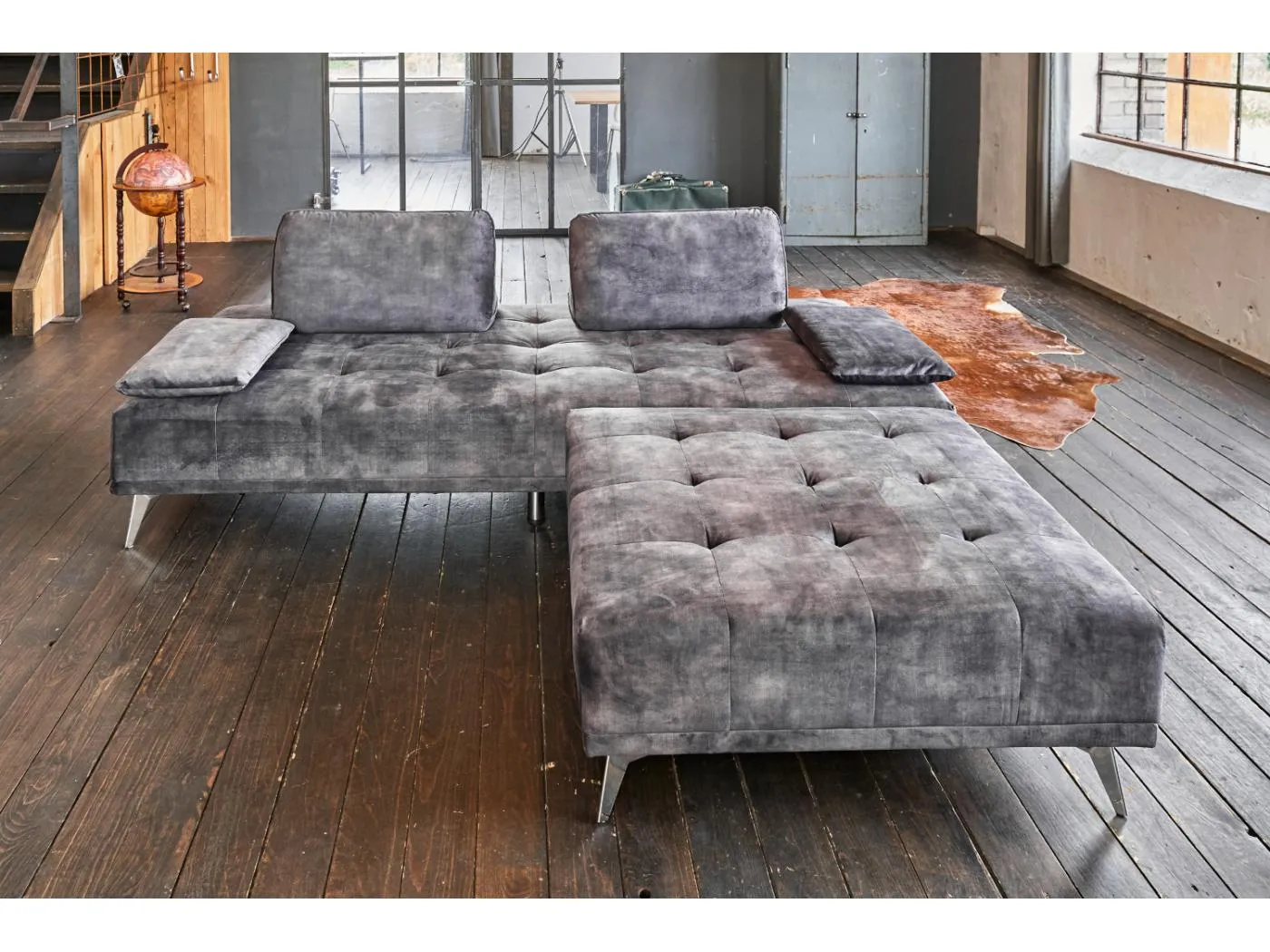 Sofa - Anthrazit Velvet - WIOLO