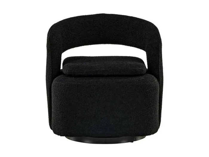 Laurel Sessel Drehfunktion schwarz.