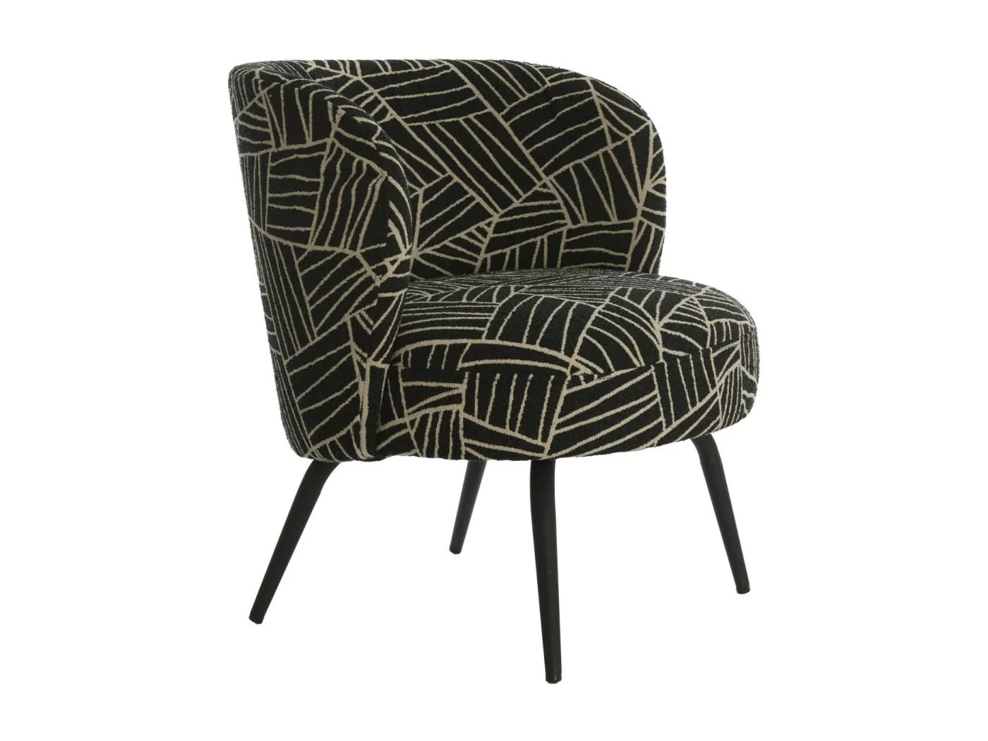 Stuhl DIEYDA - 68x67x72cm - Schwarz