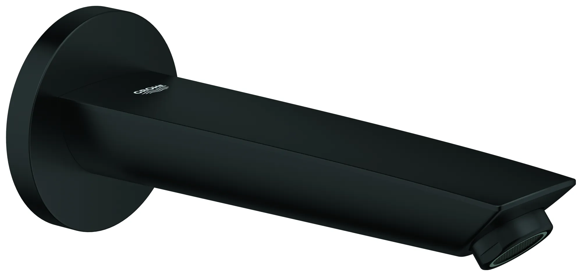 Wanneneinlauf Eurosmart 13448_3, Wandmontage, Außengewinde 1/2″, Ausladung 171 mm, matt black