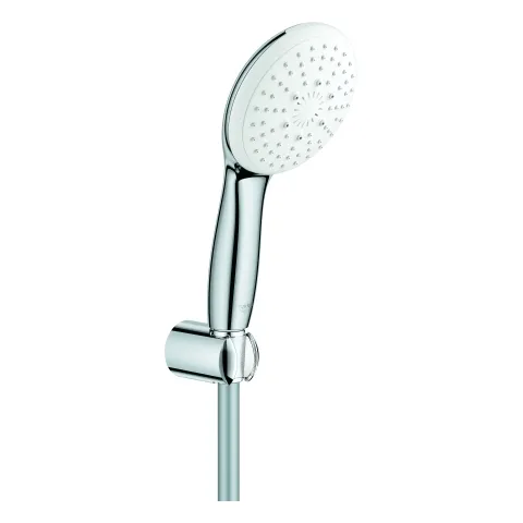 Wandhalterset Tempesta 110 26639_3, 3 Strahlarten: Rain/Jet/Massage, Handbrausehalter, Relexaflex Brauseschlauch 1.750mm, Water Saving, maximaler Durchfluss (bei 3 bar): 8.4 l/min, chrom