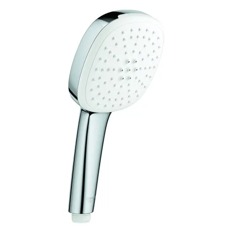 Handbrause Tempesta Cube 110 26746_3, 2 Strahlarten: Rain/Jet, Water Saving, maximaler Durchfluss (bei 3 bar): 8.5 l/min, chrom