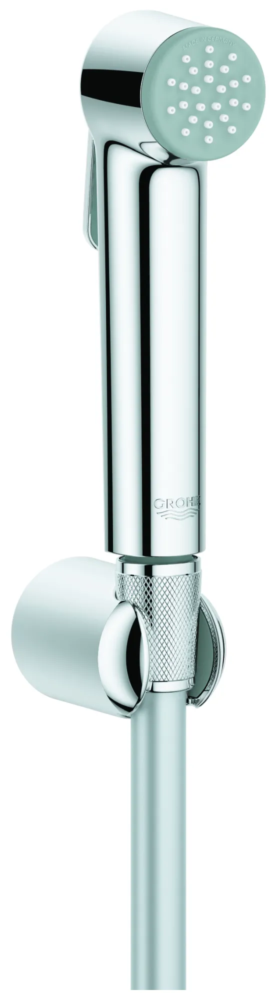 Wandhalterset Tempesta-F Trigger Spray 30 27513_1, 1 Strahlart, Handbrause mit Betätigungstaste, Handbrausehalter, Brauseschlauch 1.250 mm, chrom