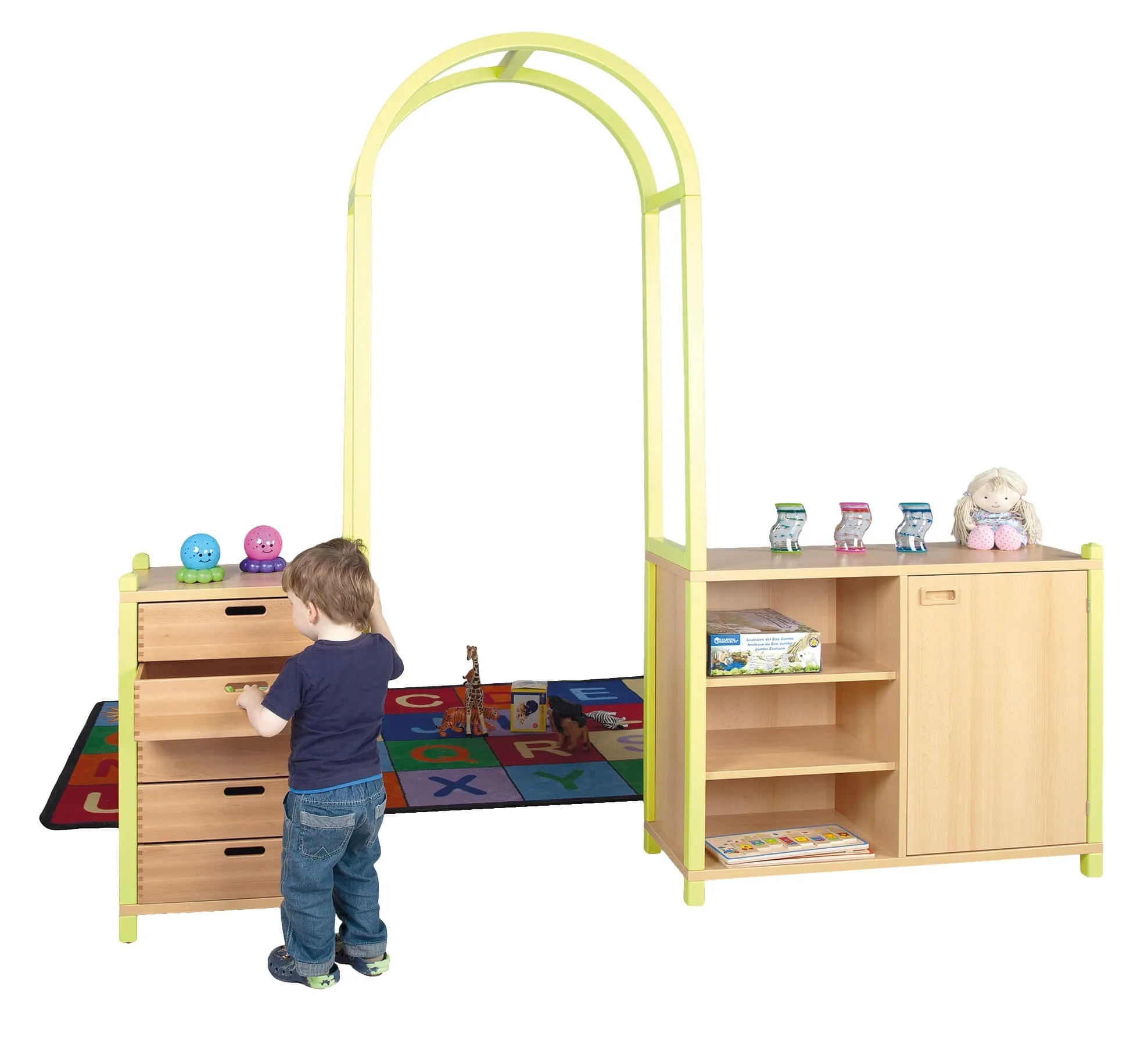 Regalsystem "Lily", Stollenregalsystem