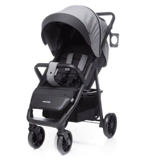 4BABY WÓZEK SPACEROWY MOODY XX GREY