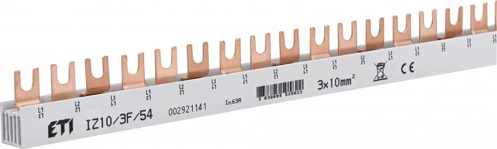 Abzweigplatte 3F 63A 10mm² 002921141 ETI