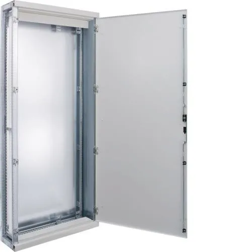 Anreihstandschrank 600x2000x275 mit Stahlblechtür RAL7035 Hager C-R602720