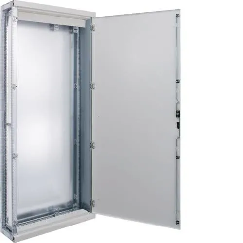 Anreihstandschrank 600x2000x350 mit Stahlblechtür RAL7035 Hager C-R603520