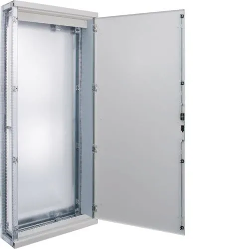 Anreihstandschrank 850x2000x350 mit Stahlblechtür RAL7035 Hager C-R853520