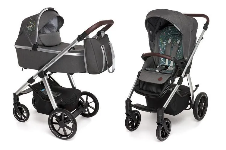 Baby Design Bueno 2-in-1 Kinderwagen 117 Graphite Meadow