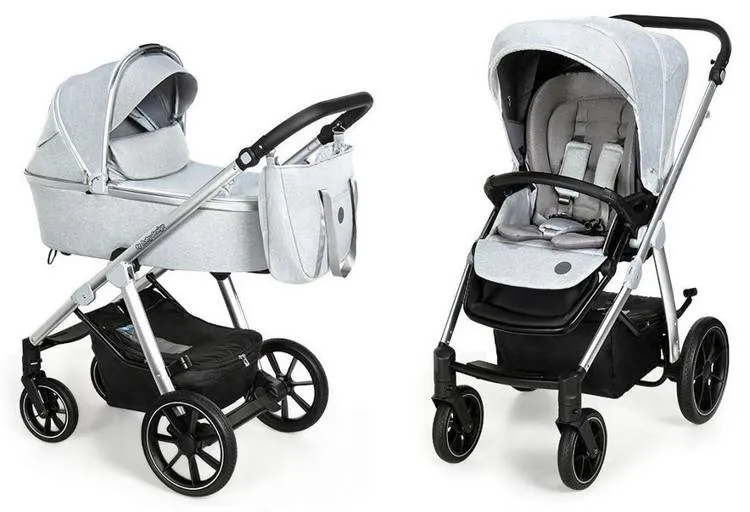 Baby Design Bueno Kinderwagen 2in1 27 Hellgrau
