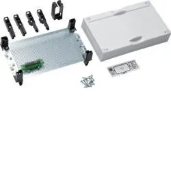 Baustein universN 150x250mm mit Montageplatte und PE-Klemme für VDI Hager UD11M1