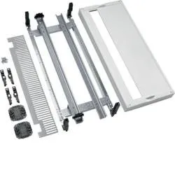 Baustein universN 600x250mm f. Reiheneinbaugeräte 30PLE und Reihenklemmen senkr. Hager UD41G2