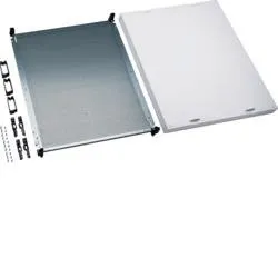 Baustein universN 600x500mm mit gelochter Montageplatte für VDI Hager UD42M1