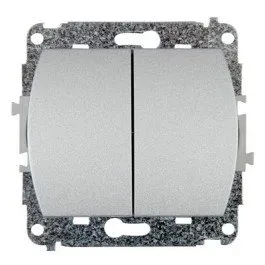 Beleuchteter Lüsterklemme-Mechanismus silber 7WP-2L