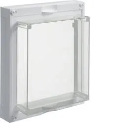 Berührungsschutzabdeckung NH00 auf Sammelschiene für LN030 250x300mm (BxH) Klarsicht Hager US21B5