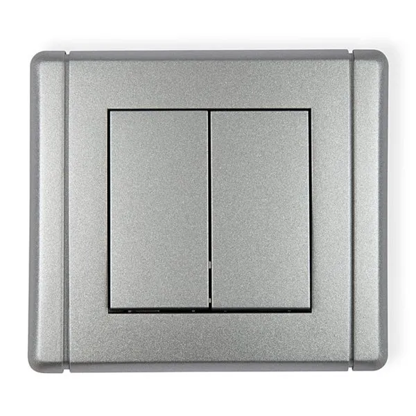 Bipolarer NO- Schalter (getrennte Stromversorgung) silber 7FWP-44.2