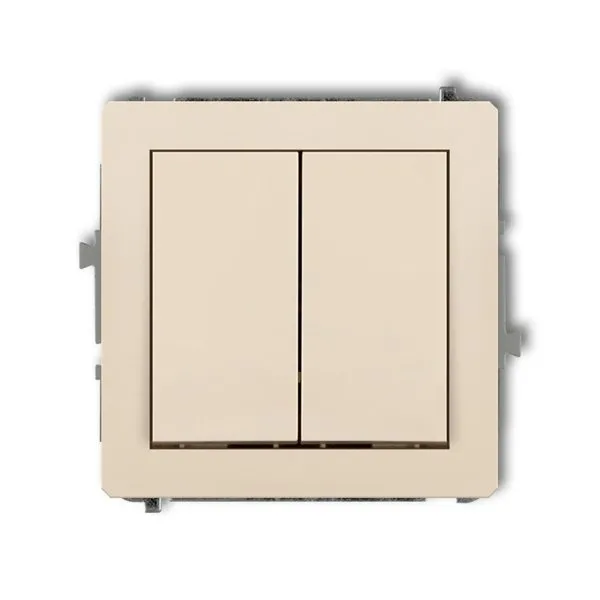 Bipolarer NO-Schaltmechanismus (getrennte Stromversorgung) beige 1DWP-44.2