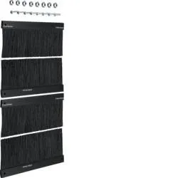 Bodenblech mit Bürste 600x600mm (BxT) Hager FZ872XE