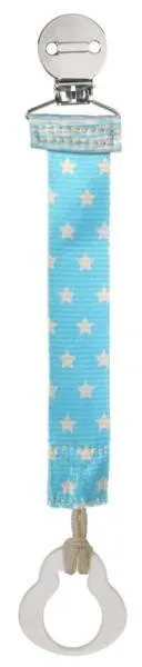 CHICCO Schnullerband Blau
