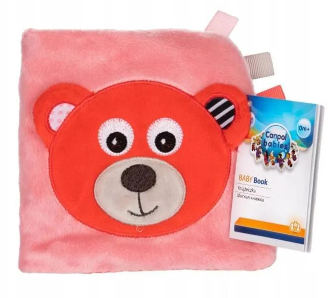 Canpol Babys Plüsch Lehrbuch BÄREN 68/075 Rot