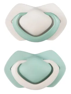 Canpol Babys - Set symmetrischer, beruhigender Silikonschnuller PURE COLOR 18m+ (2Stk.) 22/646