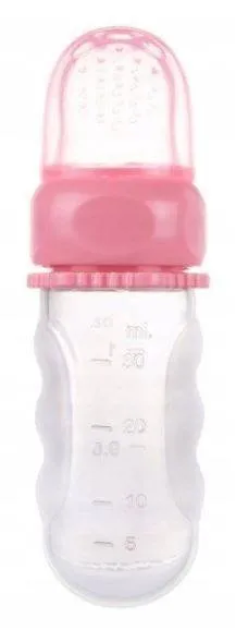 Canpol Babys Silikontube zum Servieren von Mousse und Obst 56/110_pin Pink