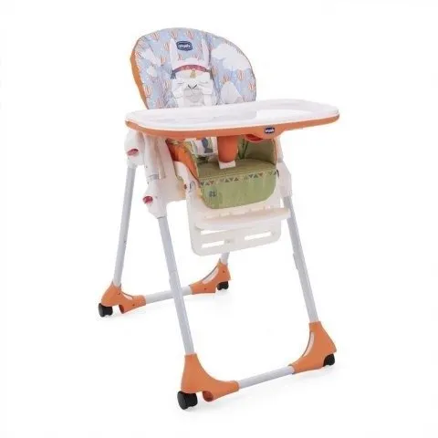 Chicco Polly Easy Fütterung Stuhl 4 Räder Llama