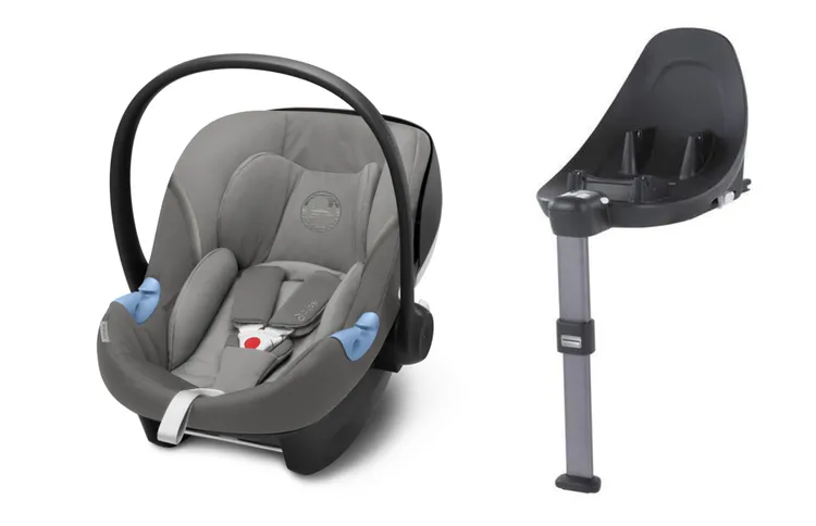Cybex Aton M Autositz + 0-13kg Basis Soho Grey