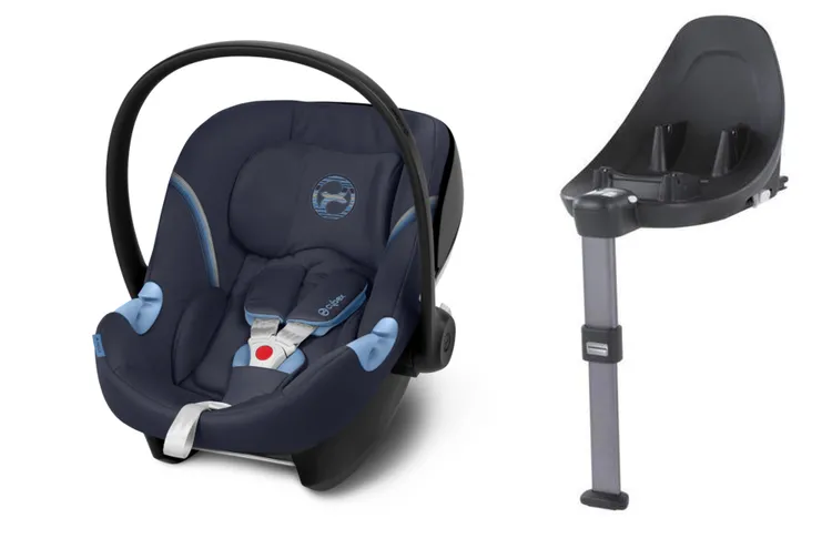 Cybex Aton M Autositz + Basis 0-13kg Marineblau