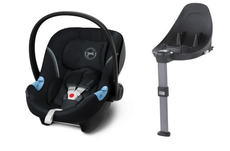 Cybex Aton M Autositz + Basis 0-13kg Tiefschwarz