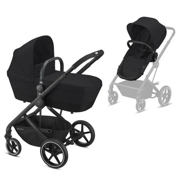 Cybex Balios S 2in1 Babytrage Tiefschwarz