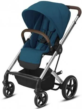 Cybex Balios S Lux Kinderwagen River Blue - Gestell Silber