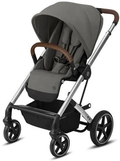 Cybex Balios S Lux Kinderwagen Soho Grau - Gestell Silber