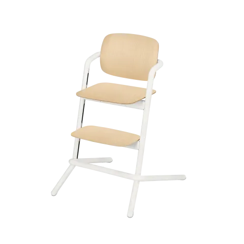 Cybex Lemo Fütterungsstuhl - Holz Porcelaine Weiß
