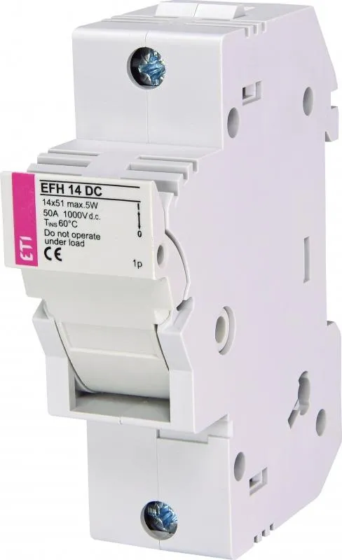 EFH 14 DC 1p Modularer Sicherungssockel 002560201 ETI