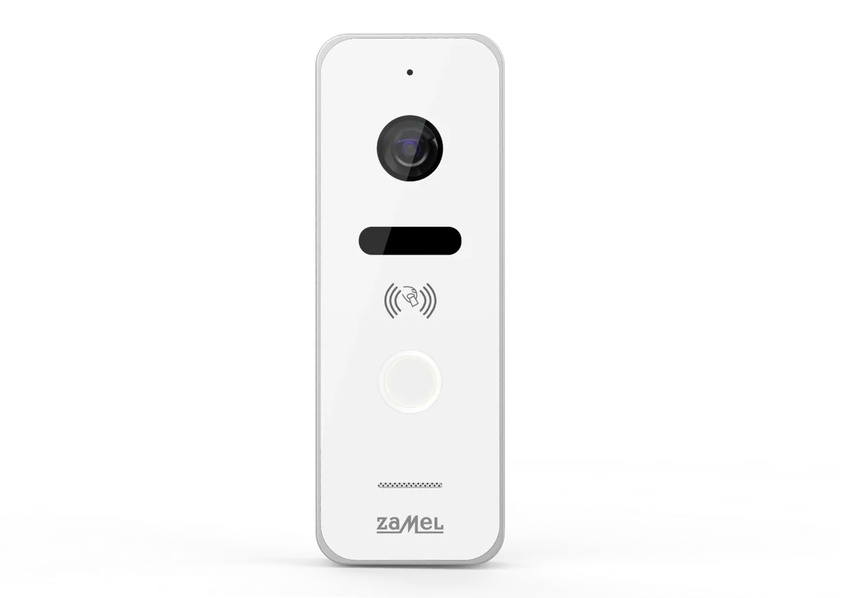 Ein-Familien-Videopanel für den Außenbereich mit HD-Kartenleser silber Zamel VO-811IDSHD