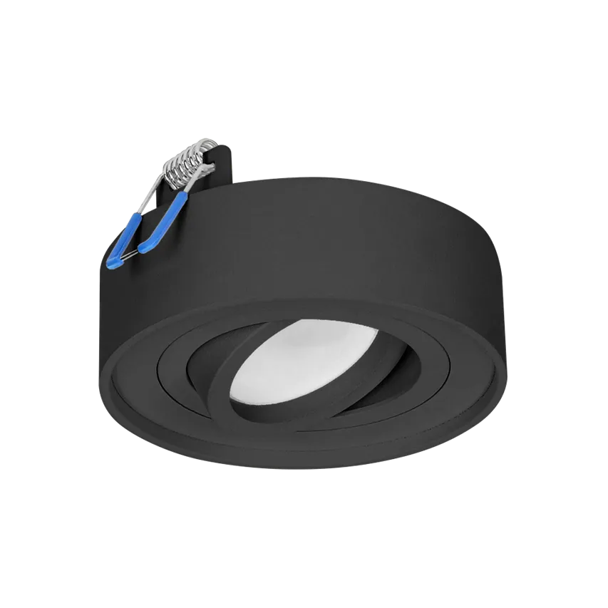 Einbaustrahler, verstellbar, rund, schwarz SORMUS R MR16/GU10 max 50W Orno