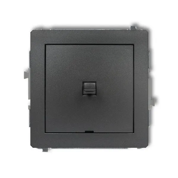 Einpoliger NO-Schaltmechanismus (eine Taste) im amerikanischen Stil graphit 11DWPUS-4.1