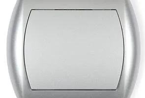 Einpoliger und Licht- Schaltmechanismus silber 7WP-1L