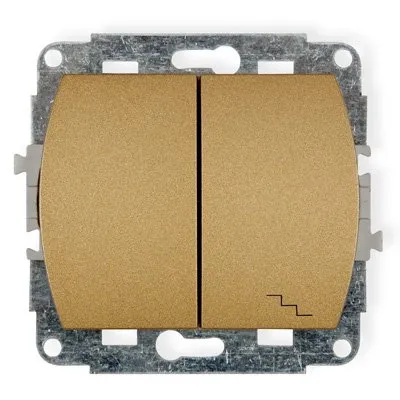 Einpoliger und Treppenhaus-Schaltmechanismus gold 8WP-10