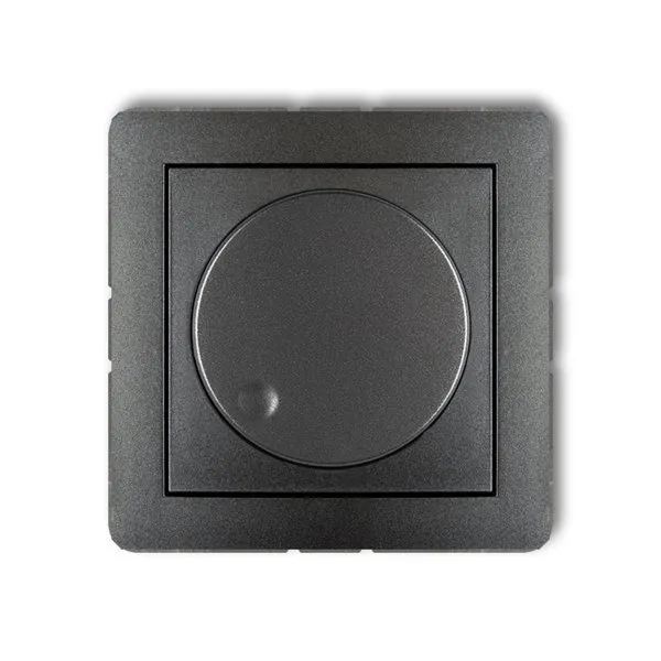 Elektronischer Druck- und Drehbeleuchtungsregler graphit IP20, 230V~ 50Hz; 40 - 400W 11DRO-1