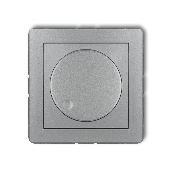 Elektronischer Druck- und Drehbeleuchtungsregler silber IP20, 230V~ 50Hz; 40 - 400W 7DRO-1