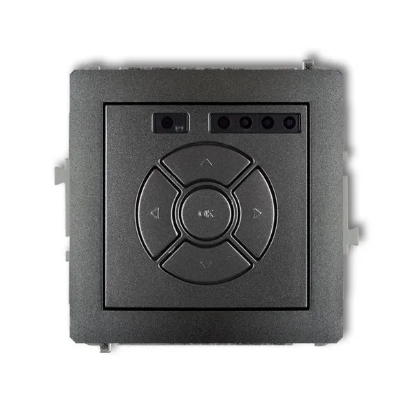 Elektronischer Rollladensteuerungsmechanismus (lokale Steuerung und Fernbedienung) graphit 11DSR-3A