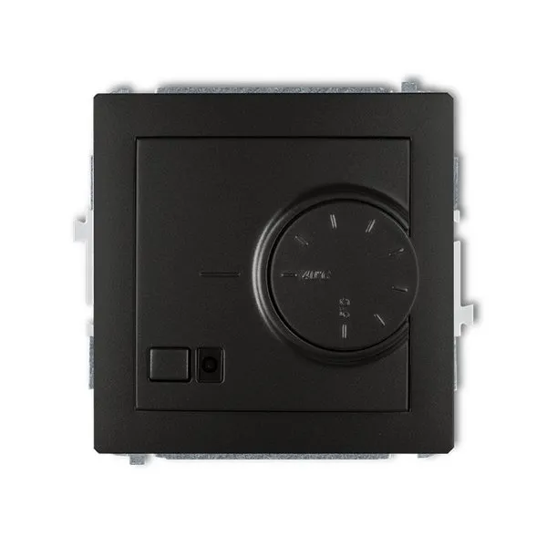 Elektronischer Temperaturreglermechanismus mit Luftsensor schwarz matt 12DRT-2