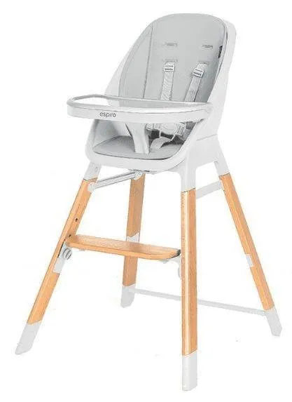 Espiro Fütterungsstuhl Sense Weiß Grau