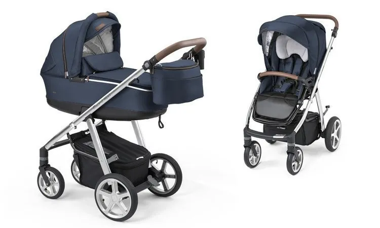 Espiro Next Deep Sleeper Kinderwagen mit Gel-Rädern Avenue 2020 - 103 Navy Sky