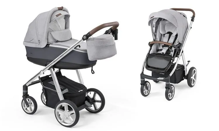 Espiro Next Gel Räder Manhattan 2020 Tiefschläfer Kinderwagen - 217 Alaska Grau